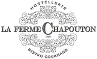 logo du bistronomique La Ferme Chapouton awarded Bib Gourmand in the provencal village of Grignan